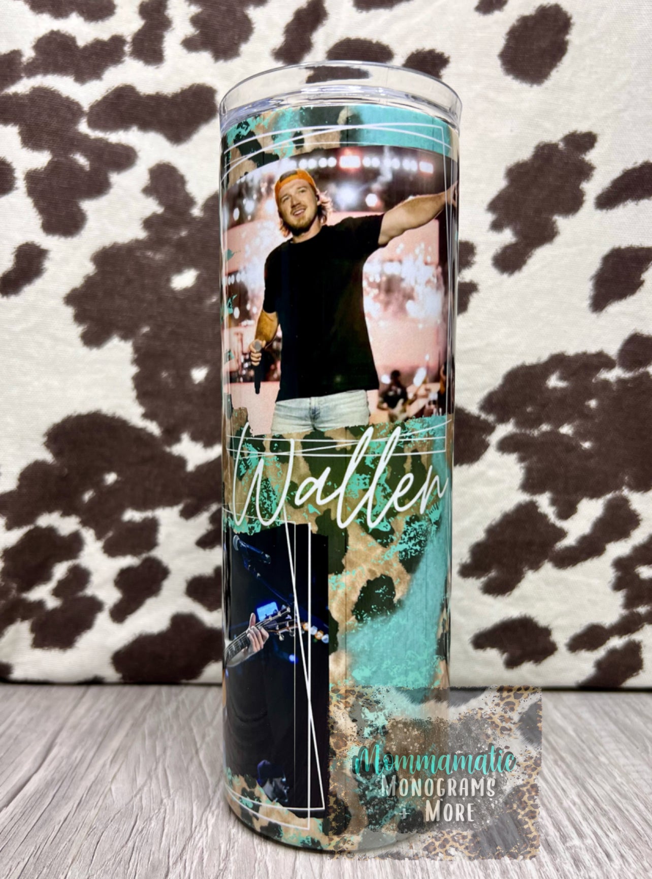 Morgan Wallen Teal Tumbler