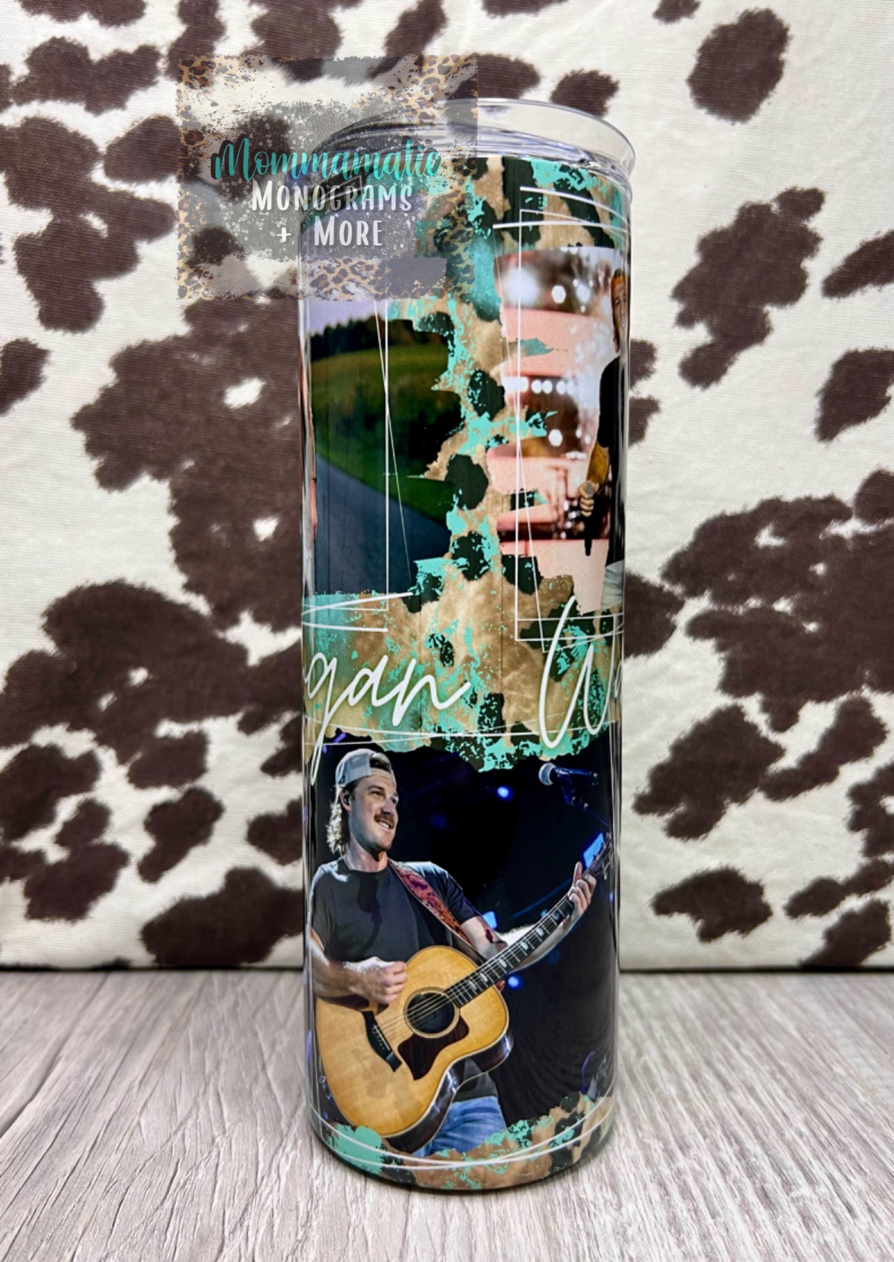 Morgan Wallen Teal Tumbler