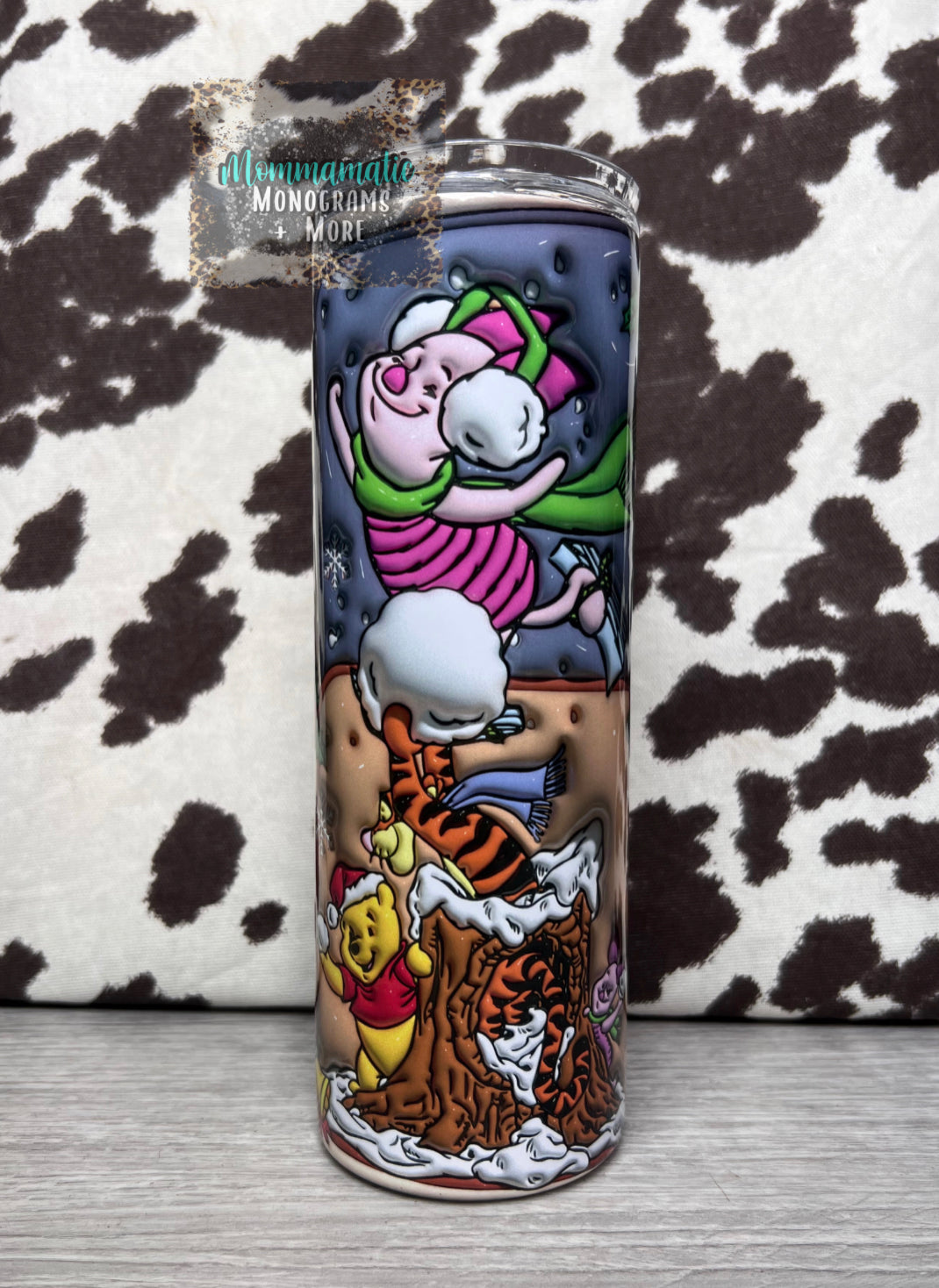 Puffy Piggy + Bear Tumbler