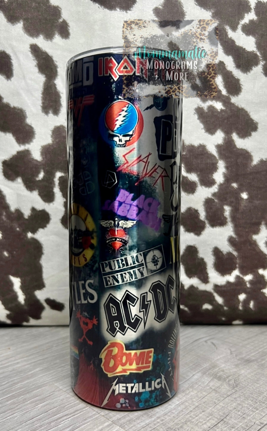 Rock N Roll Tumbler