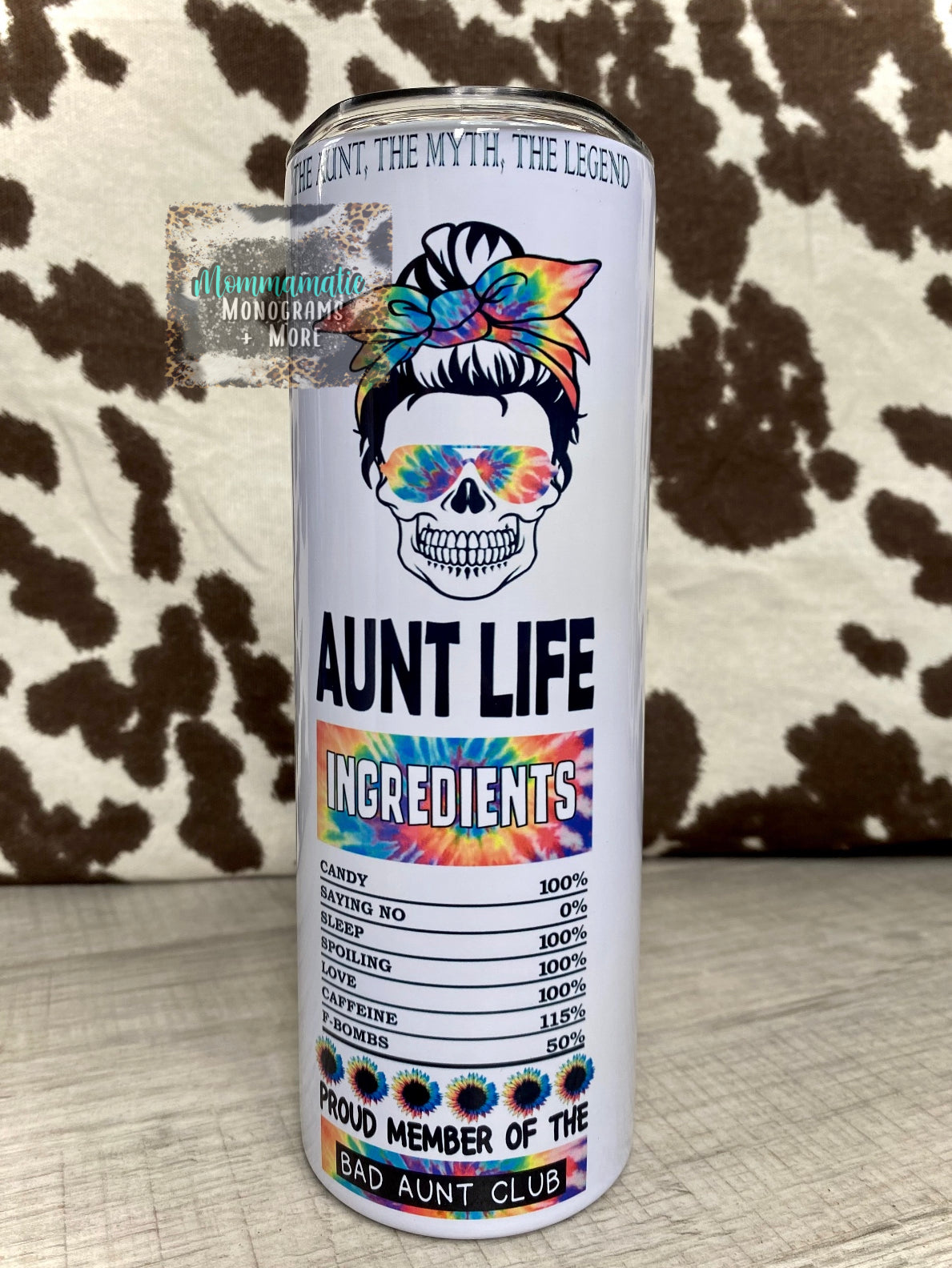 Aunt Tumbler - White Claw
