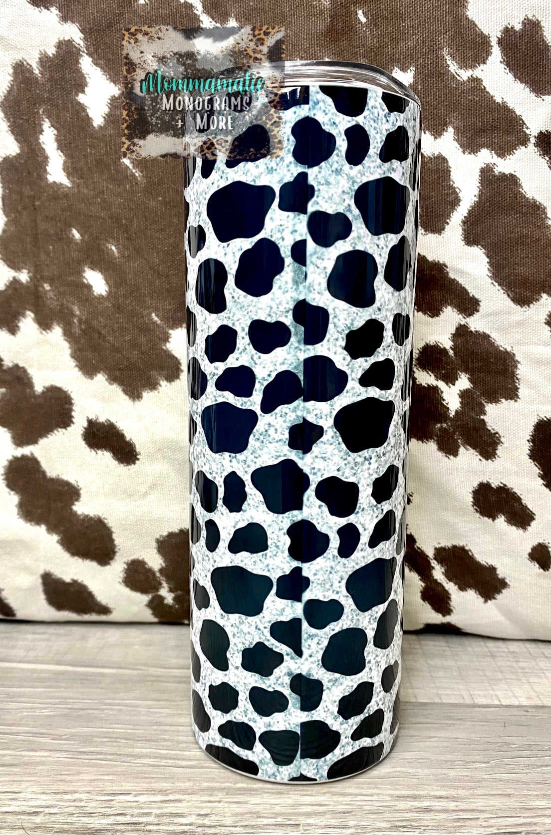 Cow Print Mama Tumbler