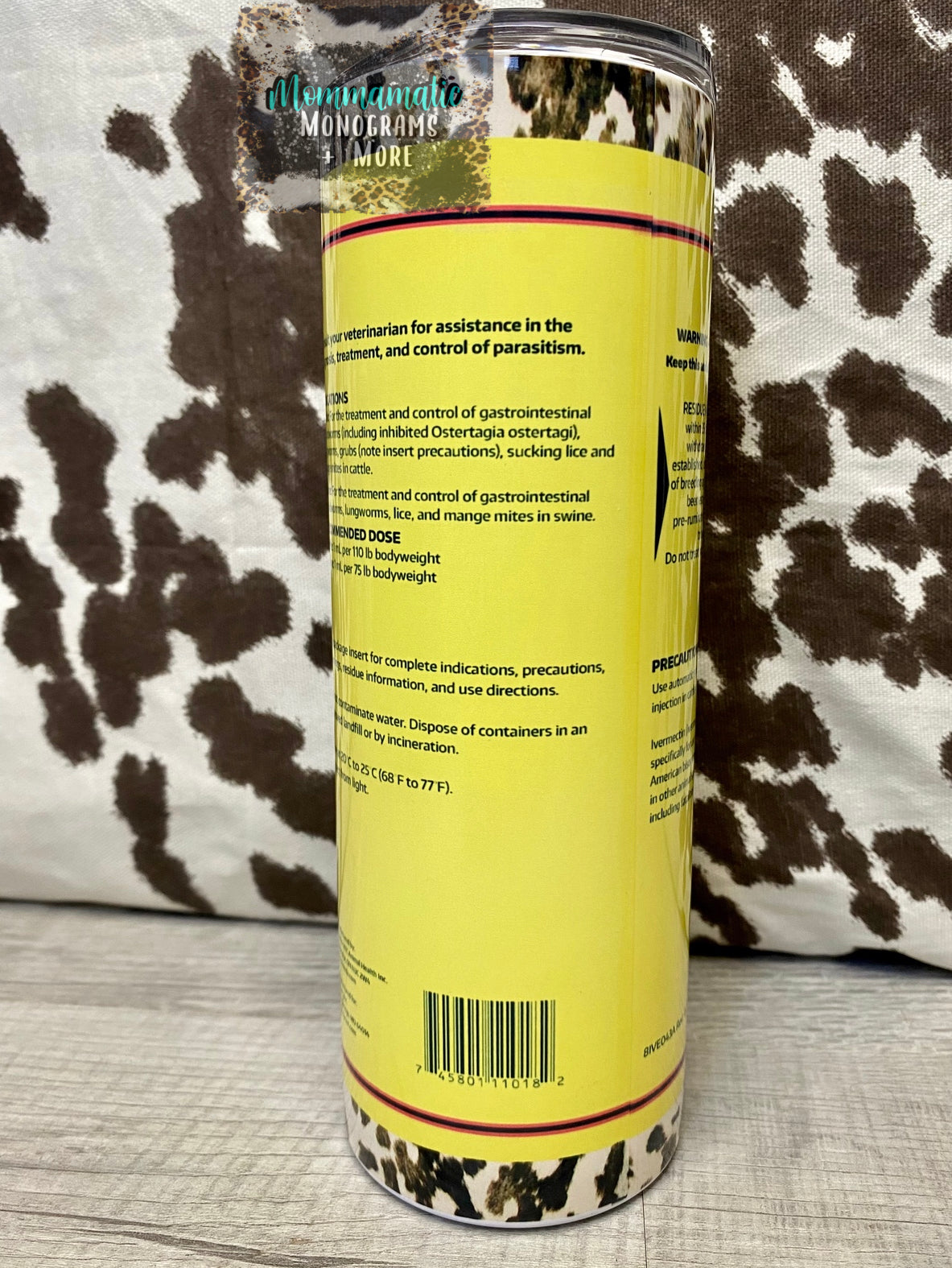 Ivermectin - Cowhide Tumbler