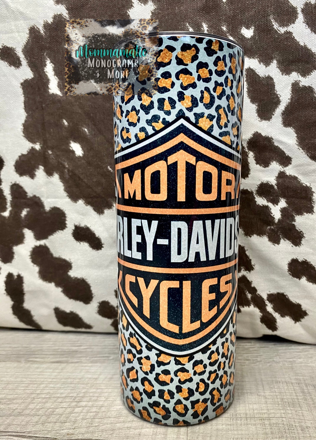 Leopard Harley Tumbler
