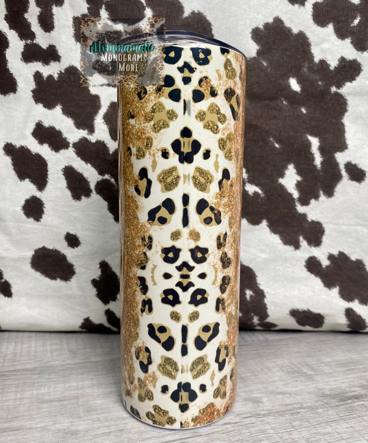 Gold Bullskull Tumbler