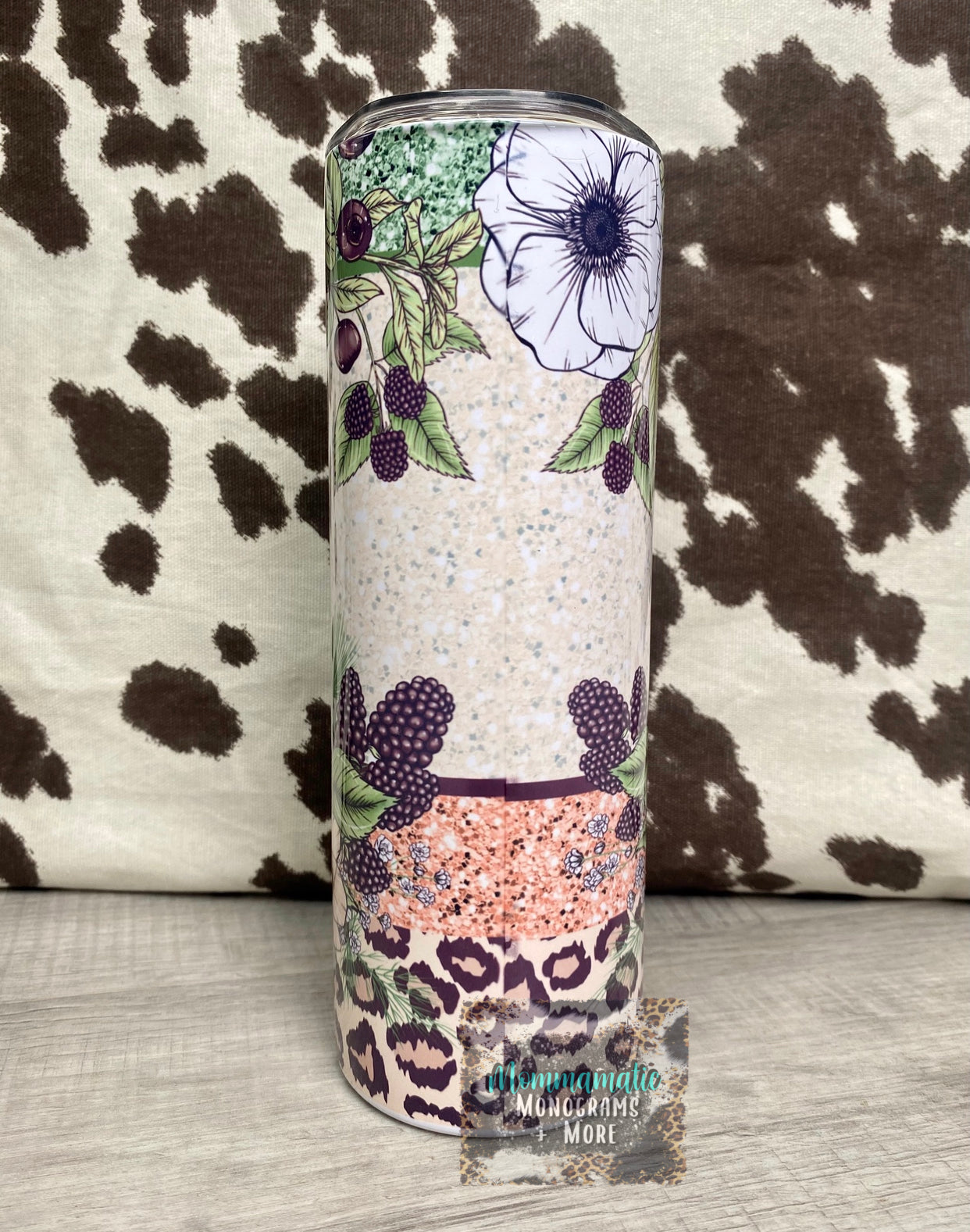 Floral Rainbow Mama Tumbler
