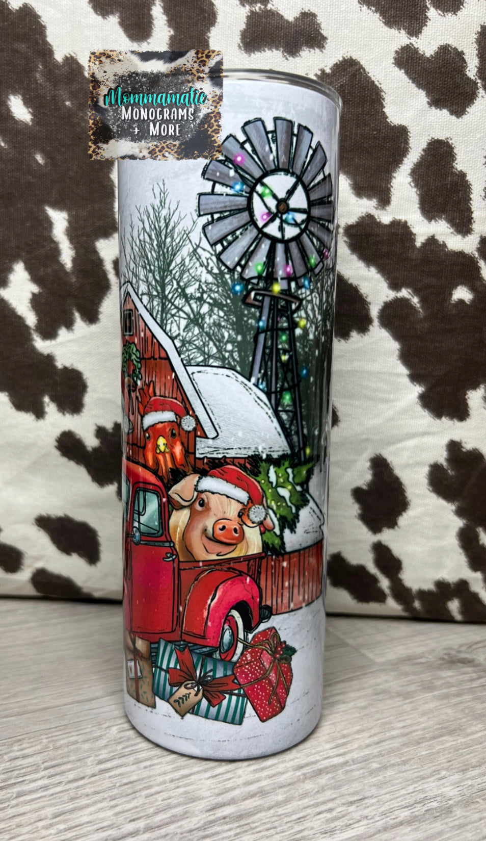 Christmas On The Farm Tumbler