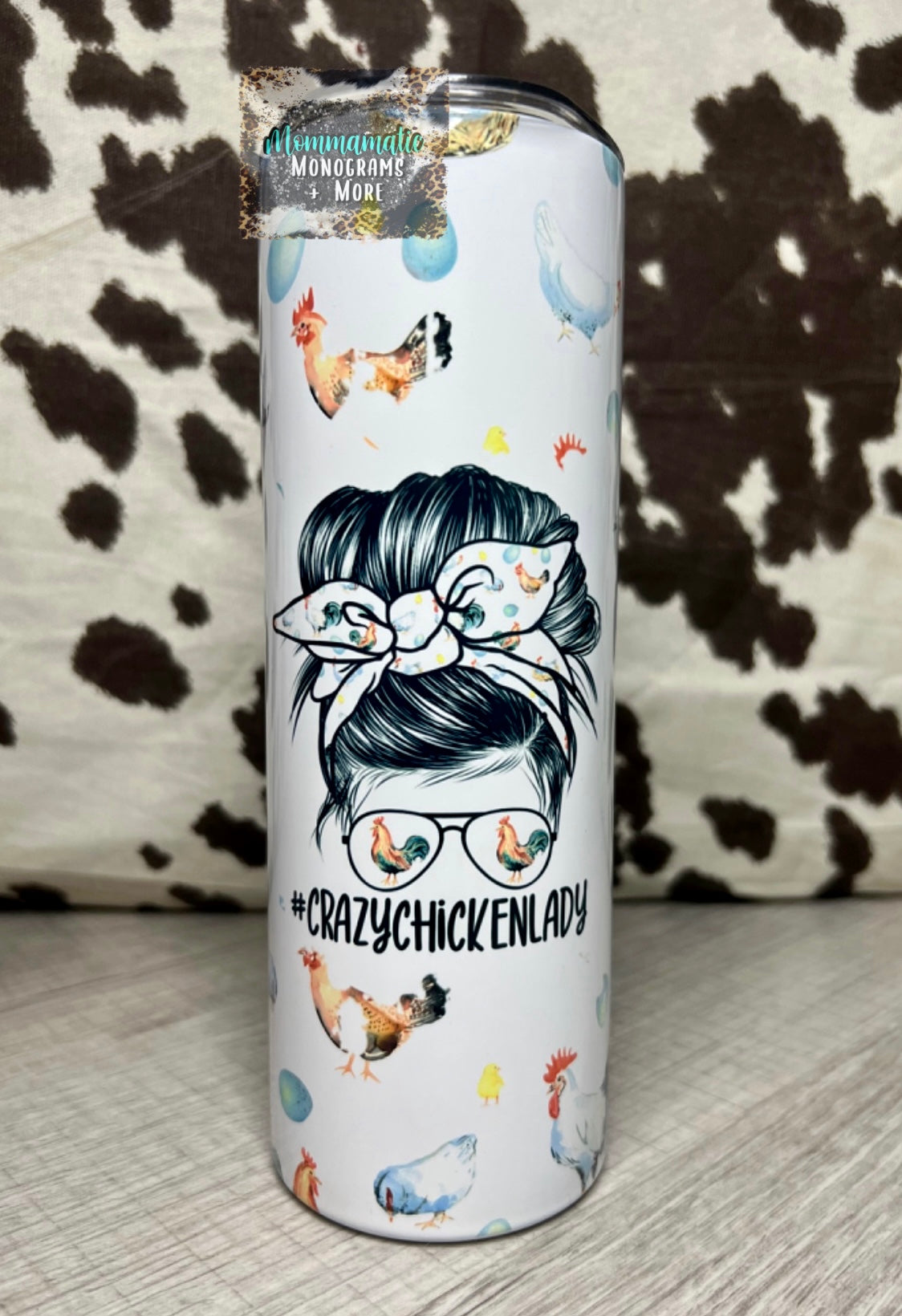 Crazy Chicken Lady Tumbler