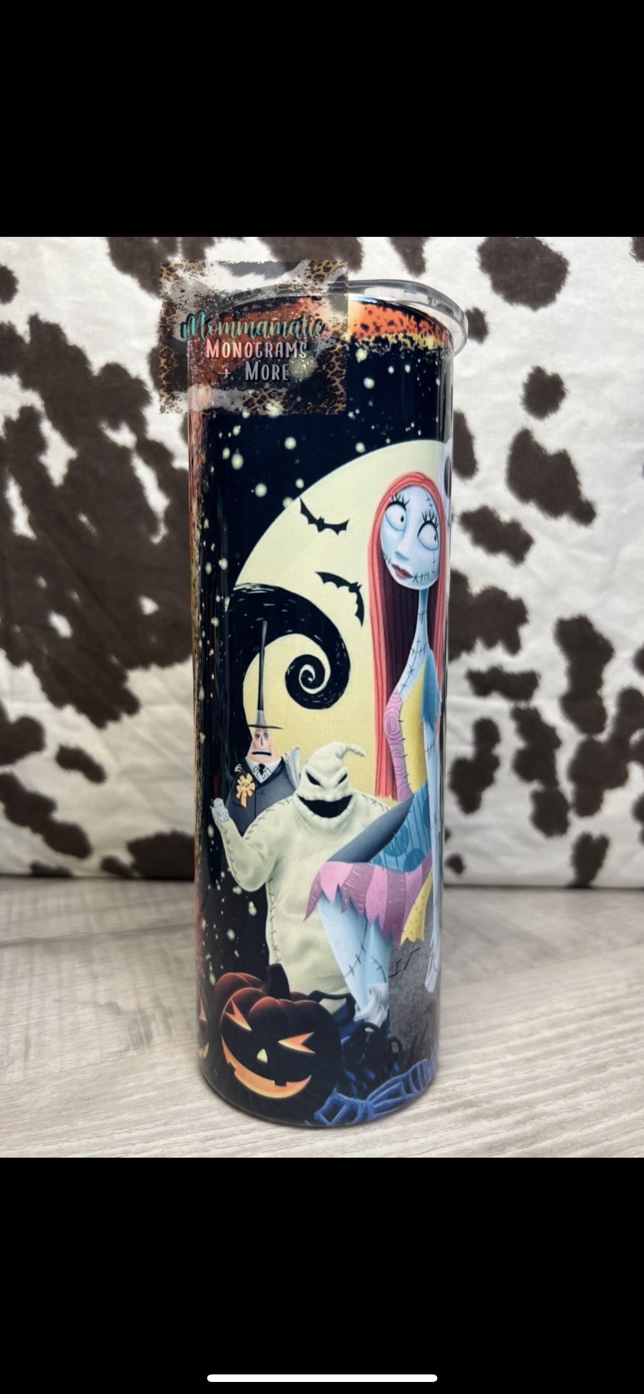 Nightmare Before Christmas Tumbler