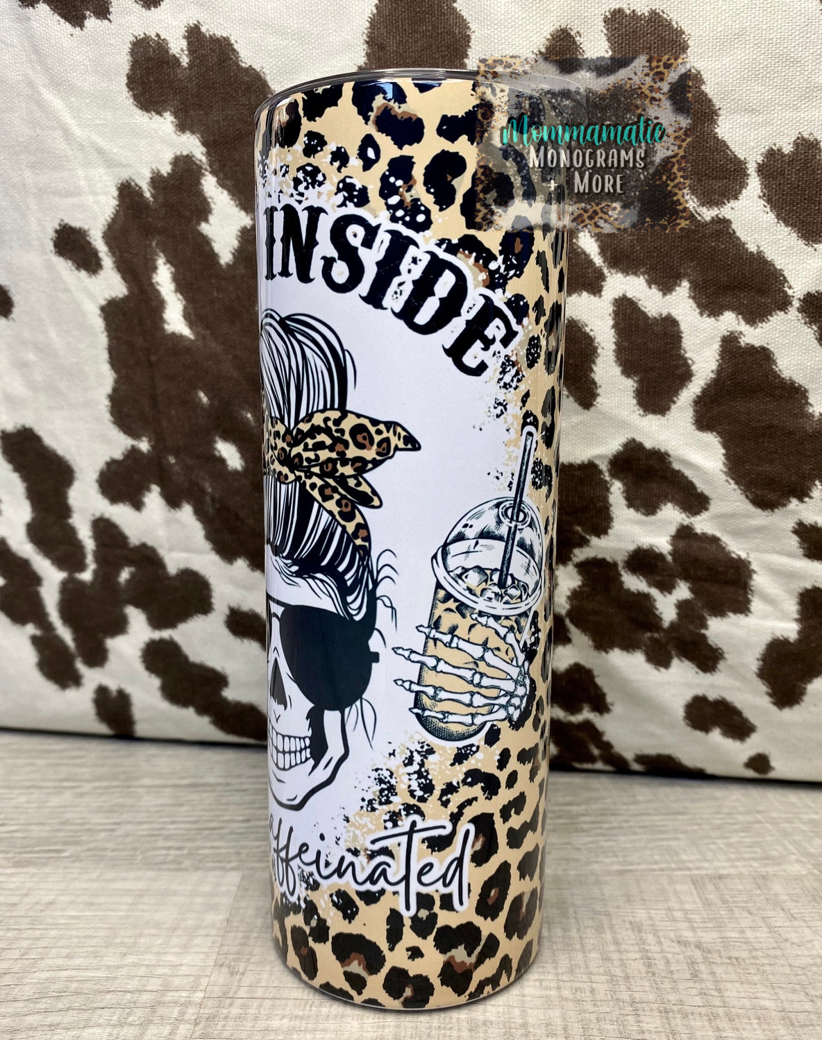 Dead Inside, But Caffeinated Tumbler