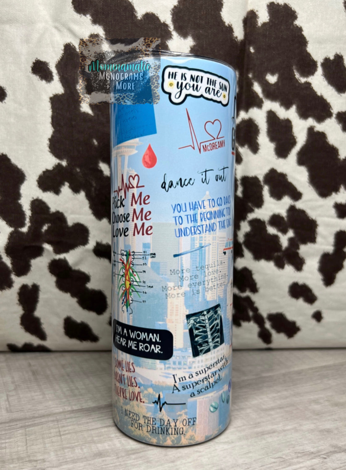 Grey's Anatomy Tumbler