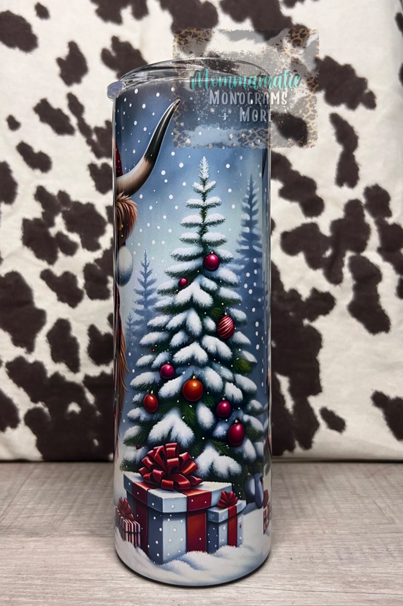 Snowy Highland Tumbler