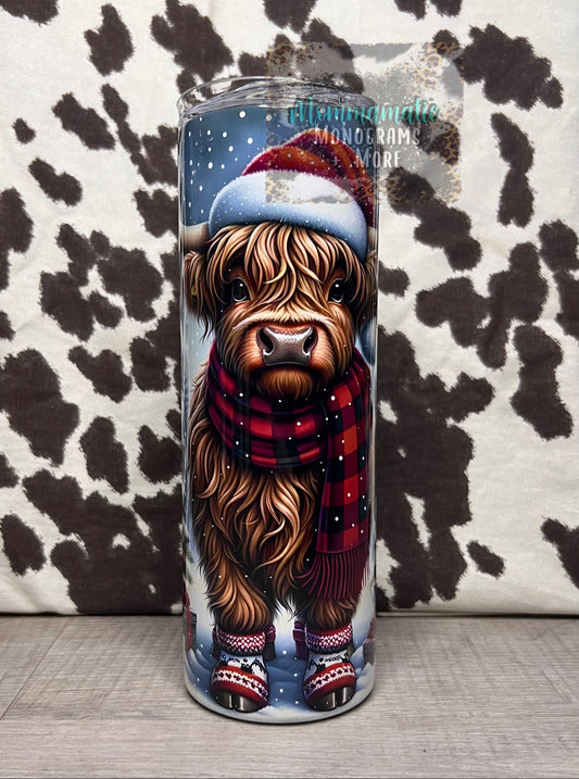 Snowy Highland Tumbler