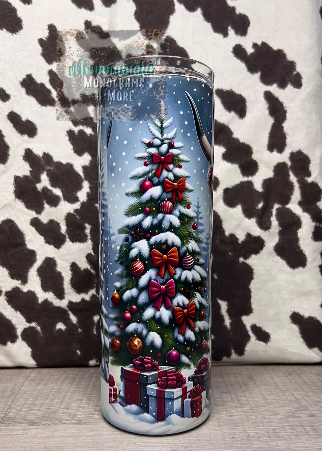 Snowy Highland Tumbler