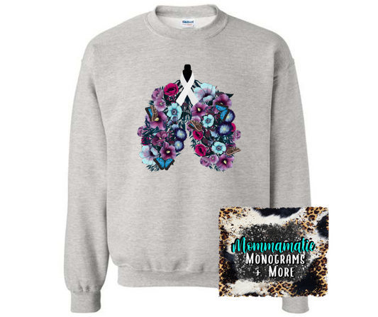 Lung Cancer Awareness Sweatshirt