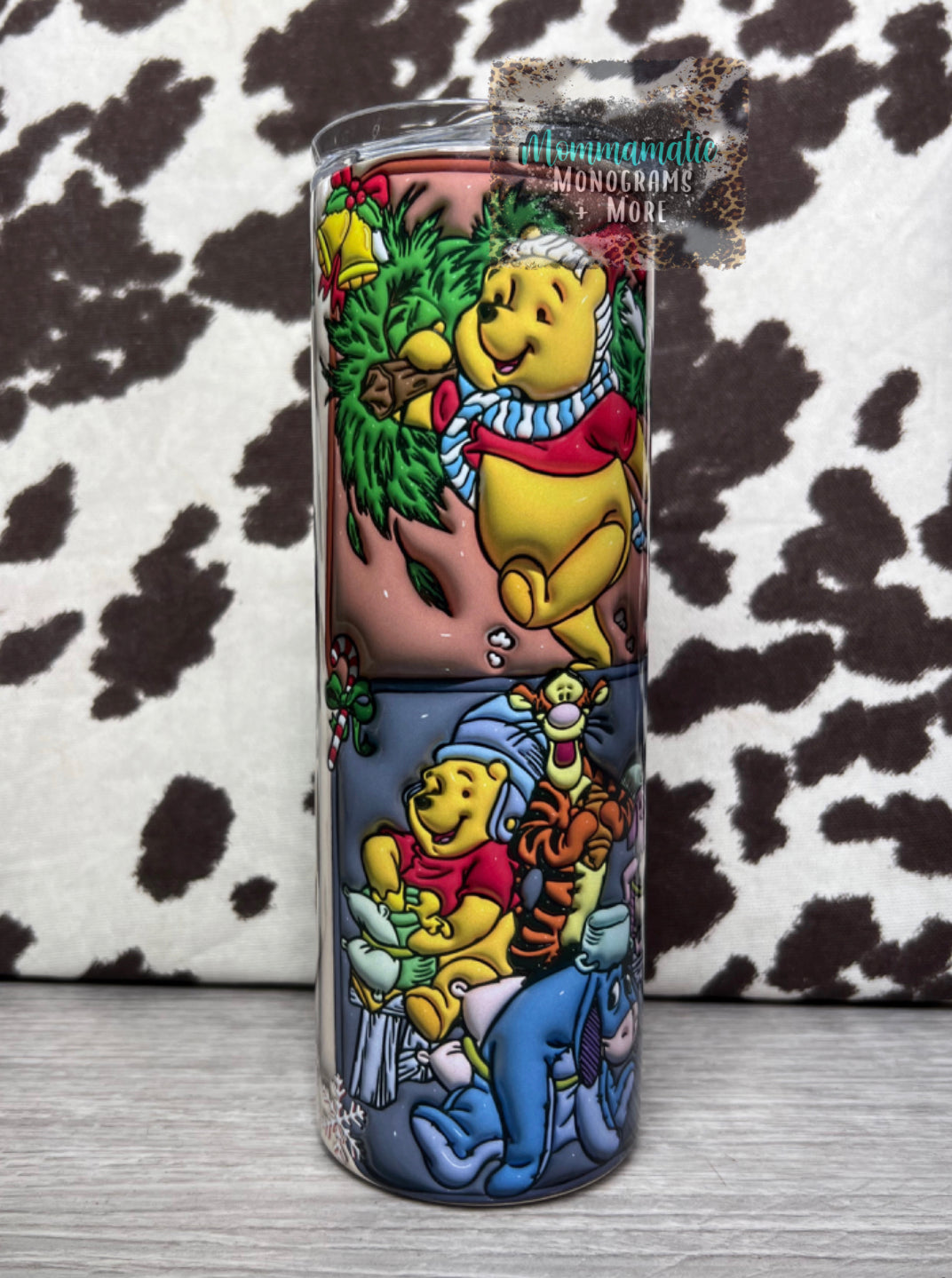 Puffy Piggy + Bear Tumbler