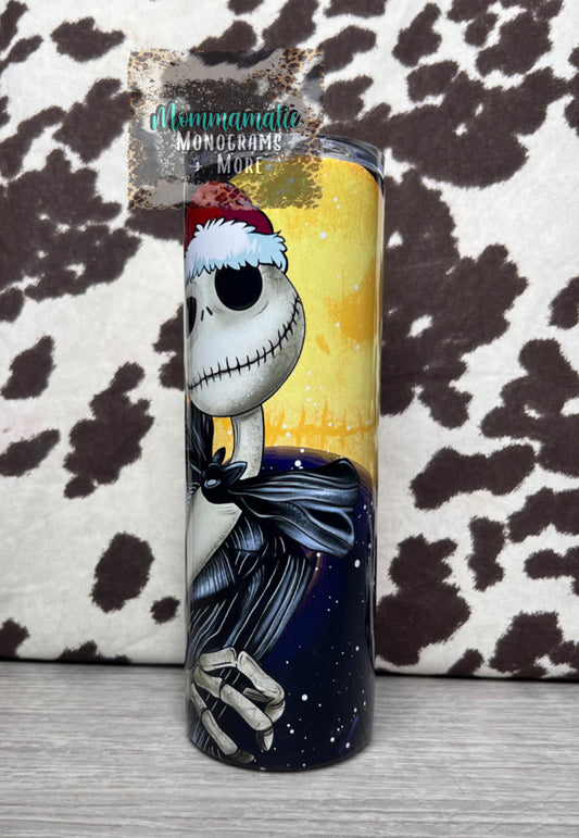 Nightmare Before Christmas Tumbler