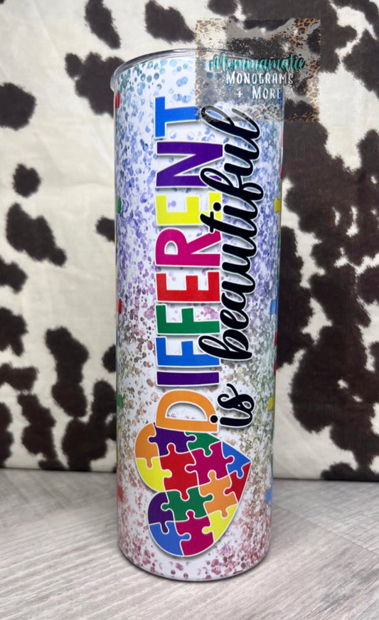Different Is Beautiful Tumbler