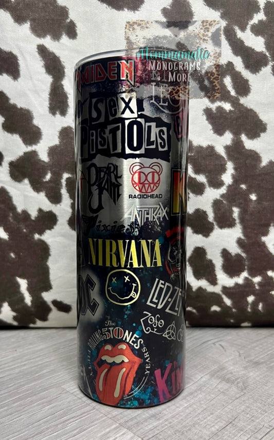 Rock N Roll Tumbler
