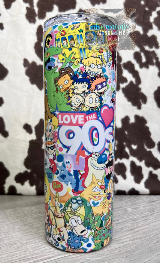 90’s Cartoon Tumbler