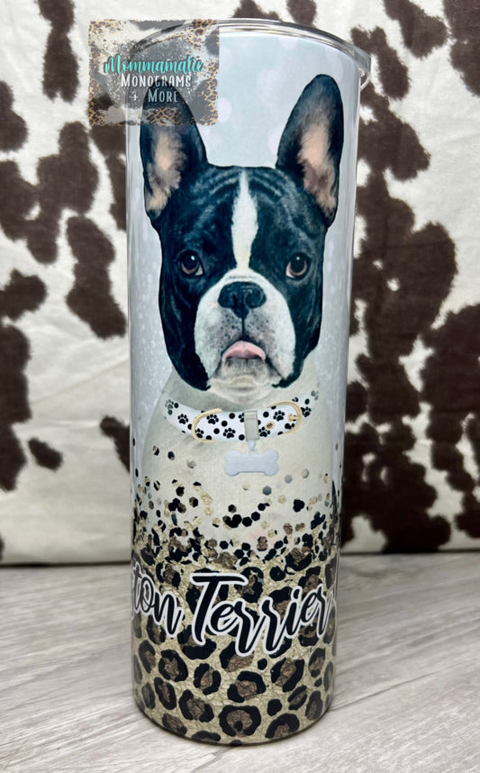 Boston Terrier Tumbler