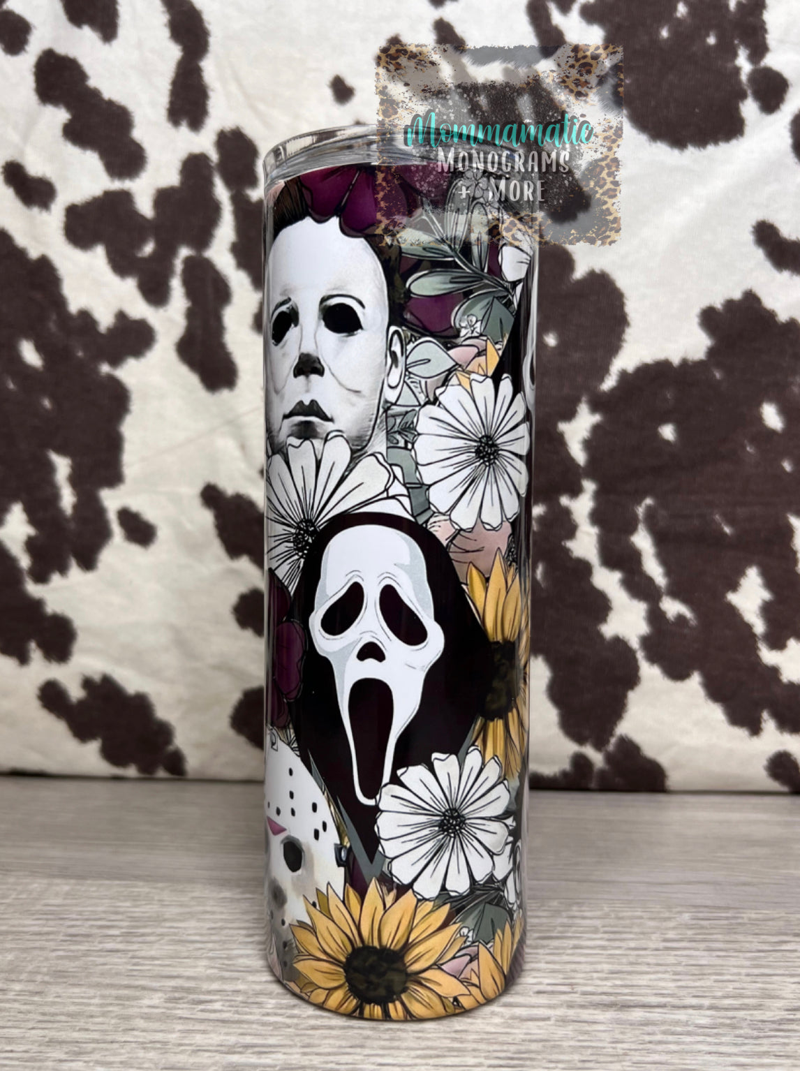 Floral Horror Tumbler