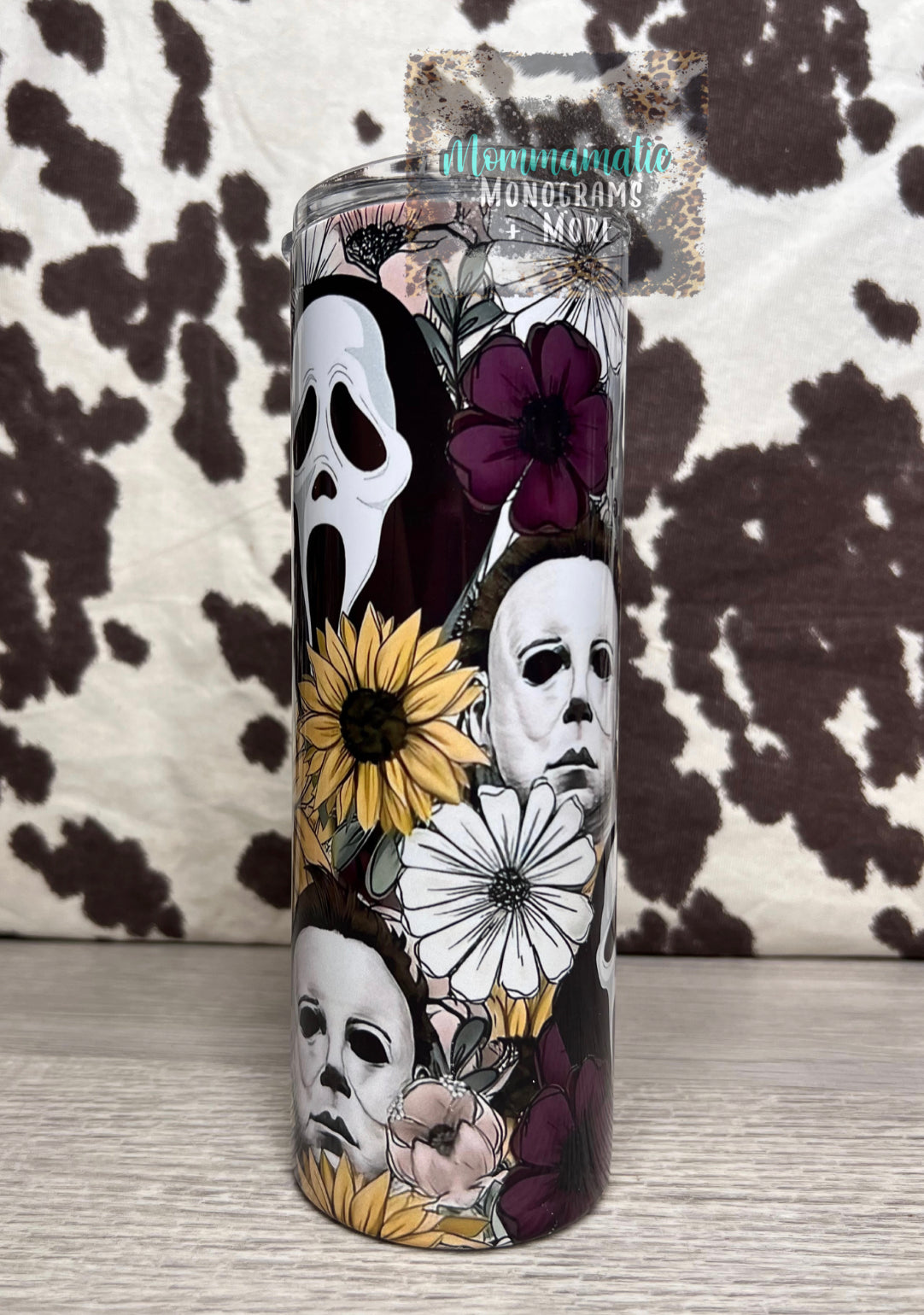 Floral Horror Tumbler