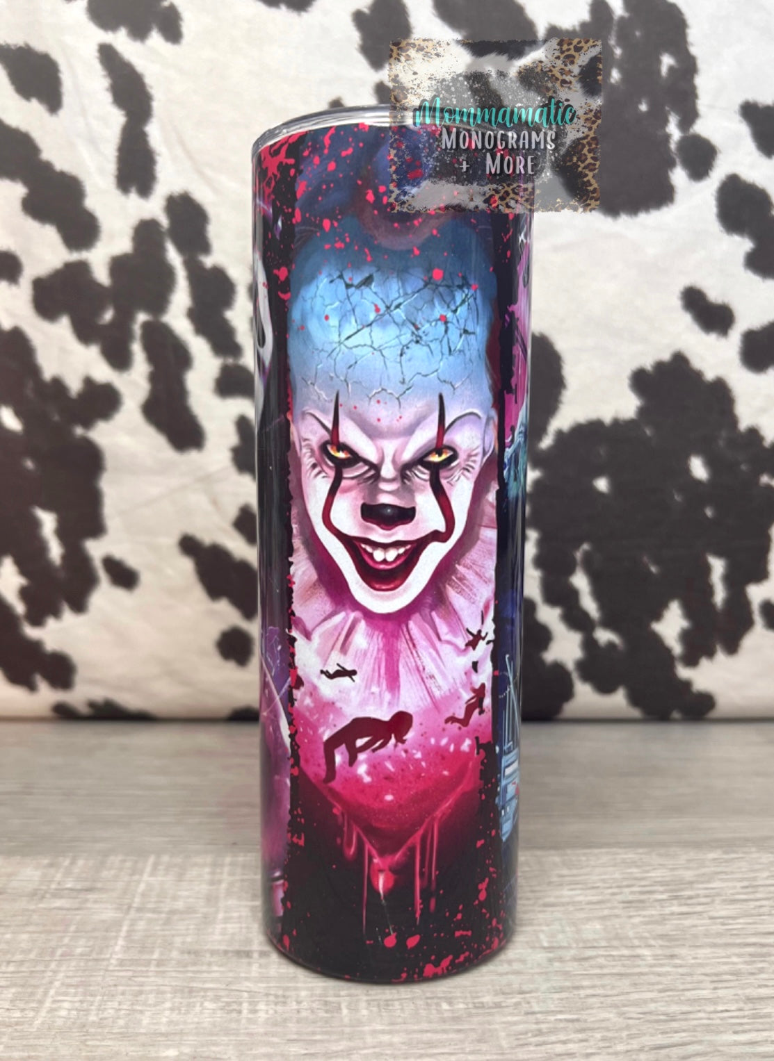 Hot Pink Horror Tumbler