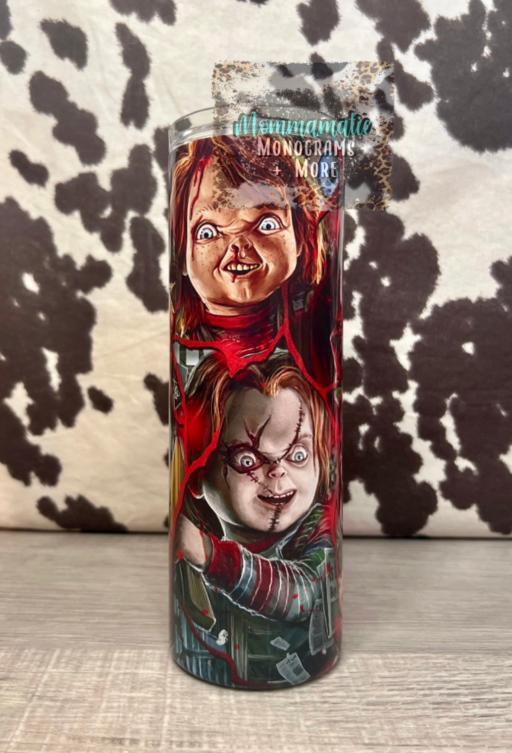 Chucky Collage Tumbler