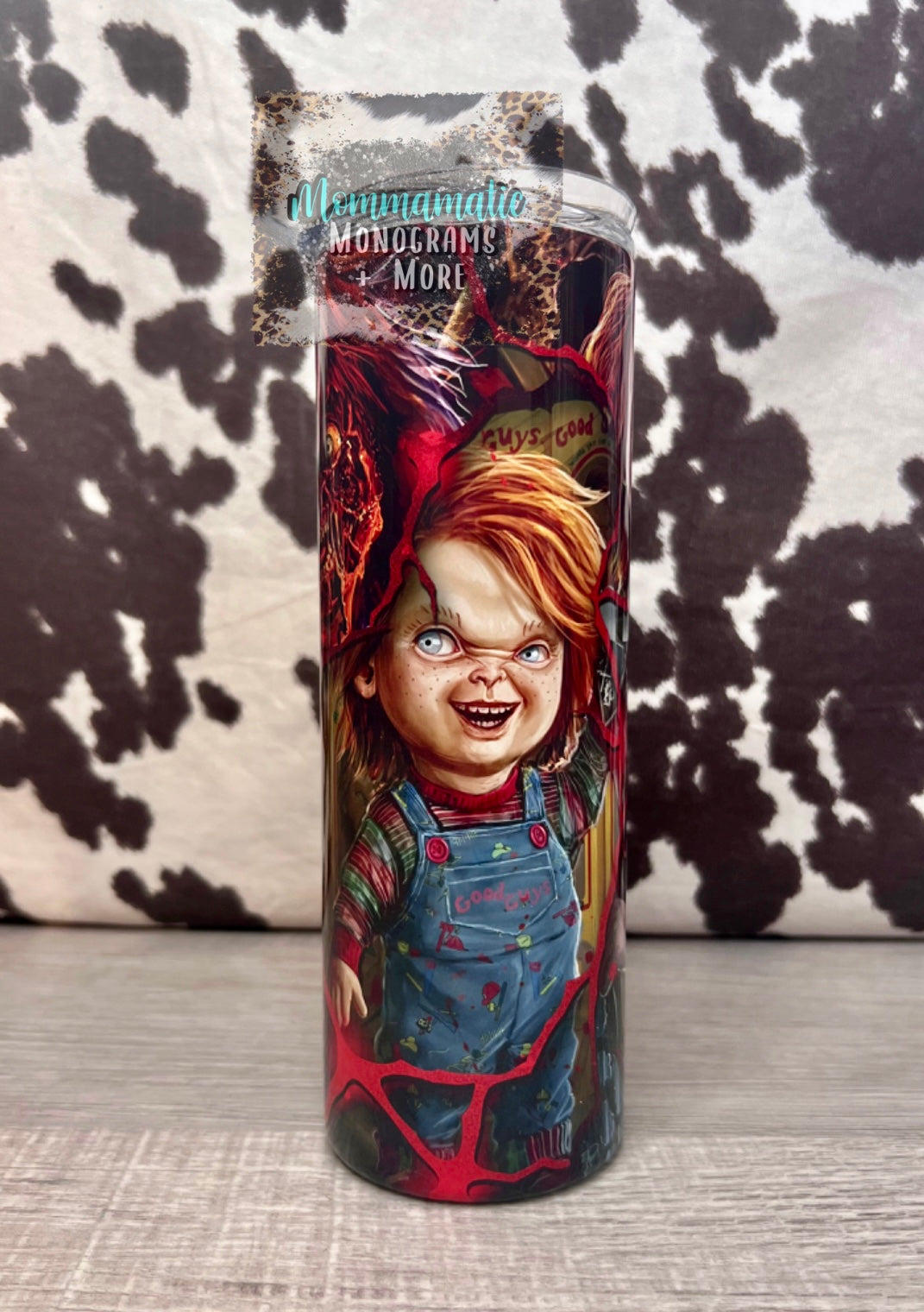 Chucky Collage Tumbler