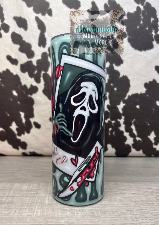 Puffy Ghostface Tumbler