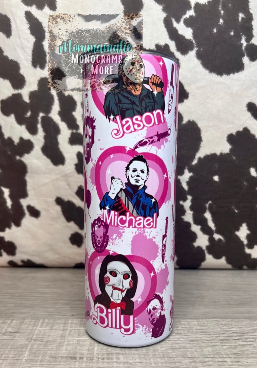 Hearts Of Horror Tumbler