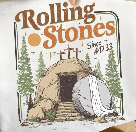 XL Sand Tee - Rolling Stone