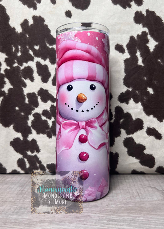 Pink Snowman