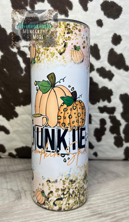 Pumpkin Spice Junkie Tumbler