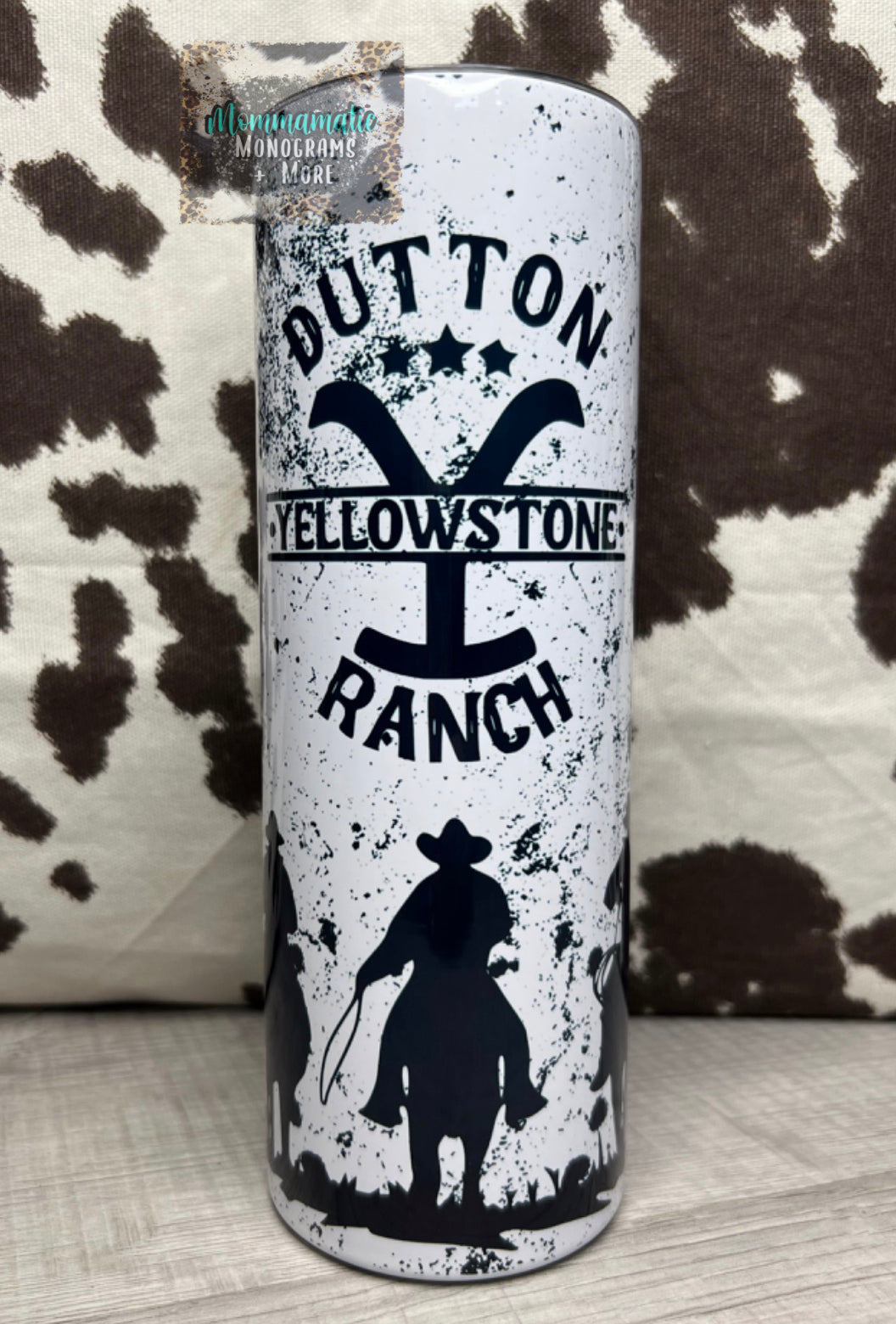 Yellowstone Dutton Ranch B+W Tumbler