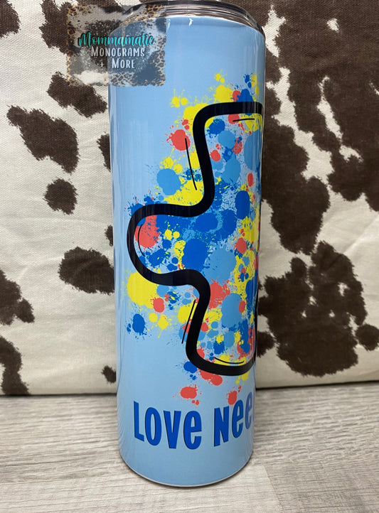 Love Needs No Words Tumbler