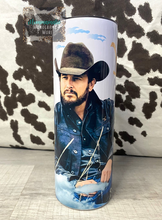 Yellowstone - Train Station Tumbler