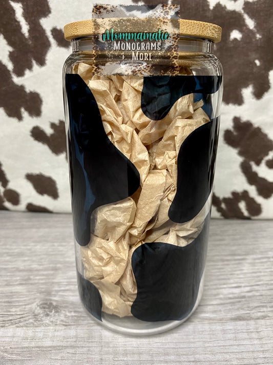 Cow Print Libbey Glass