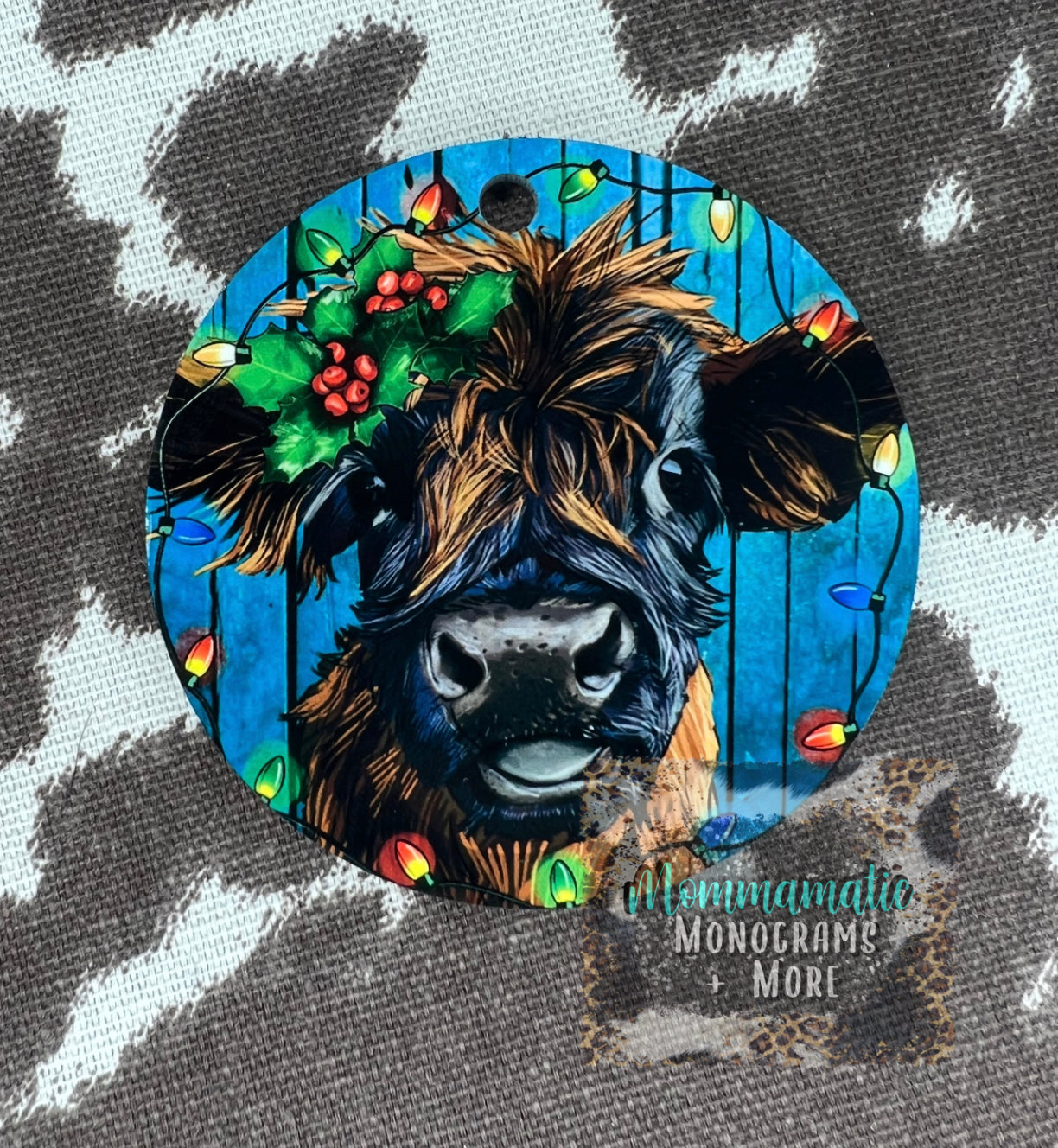 Christmas Moooo's Ornament