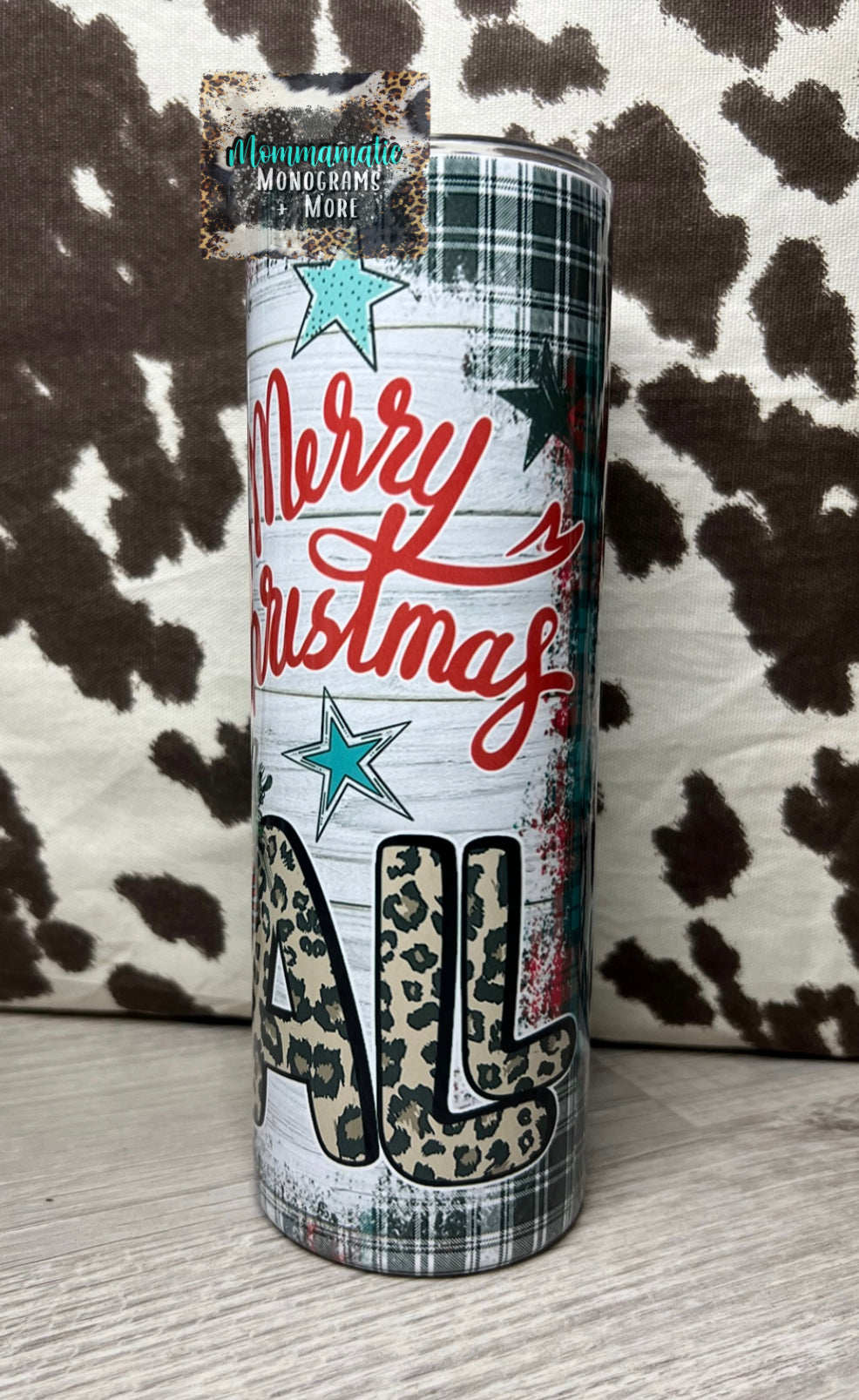 Merry Christmas Y'all Tumbler