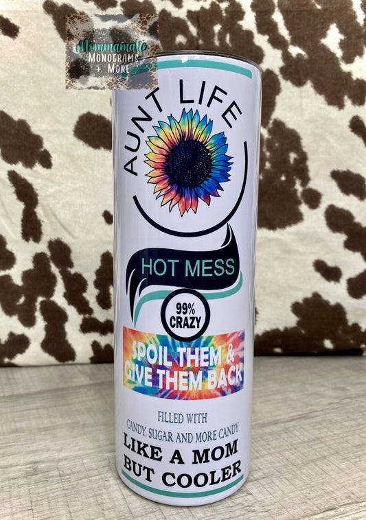 Aunt Tumbler - White Claw