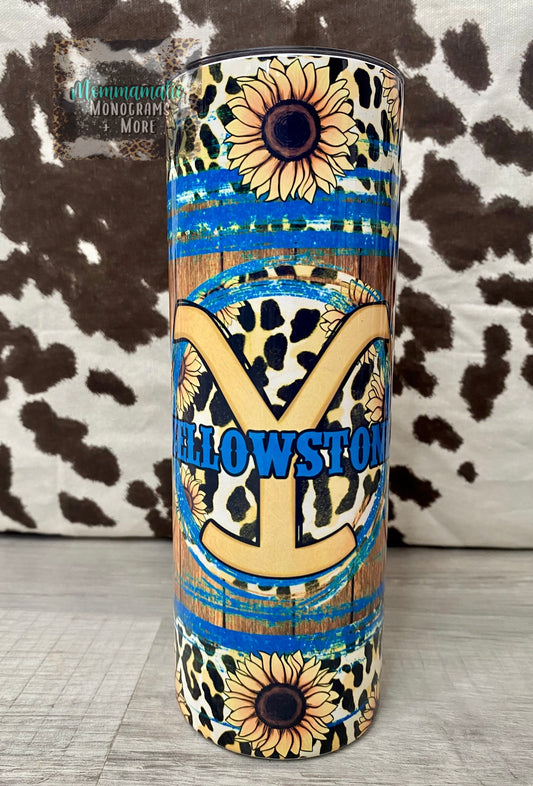 Yellowstone - Sunflower Tumbler