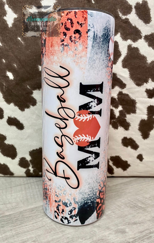Baseball Mom Tumbler