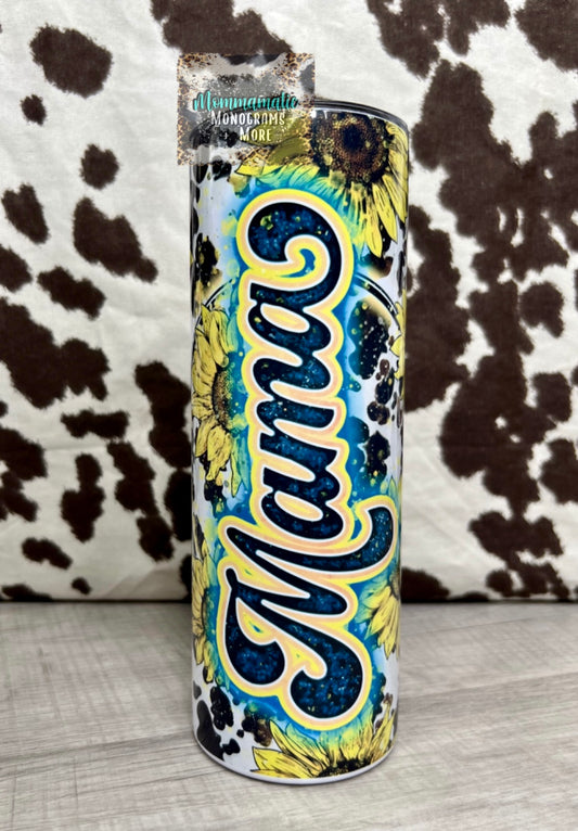 Sunflower Mama Tumbler