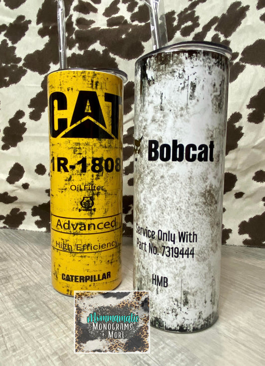 Bobcat + CAT Tumbler