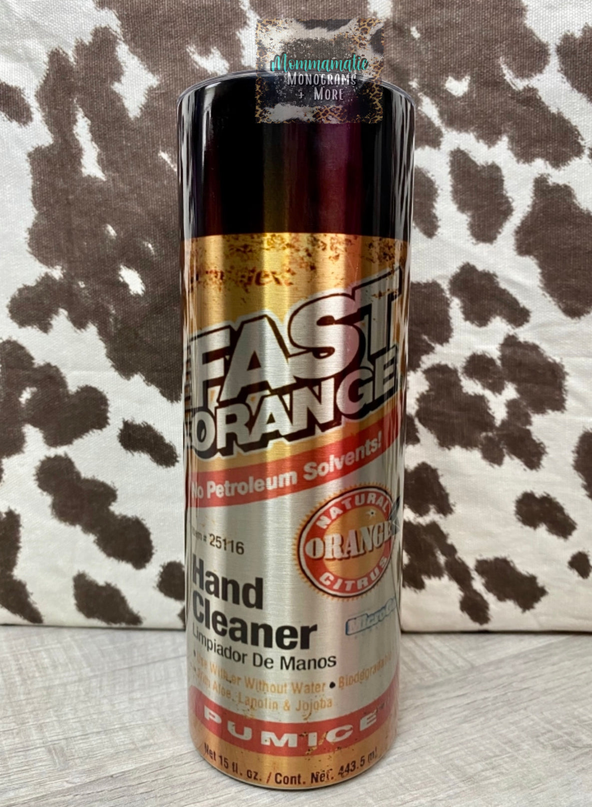 Fast Orange Tumbler