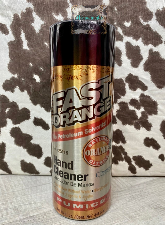 Fast Orange Tumbler