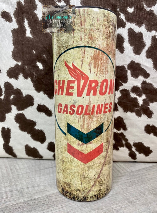 Chevron Gasoline Tumbler