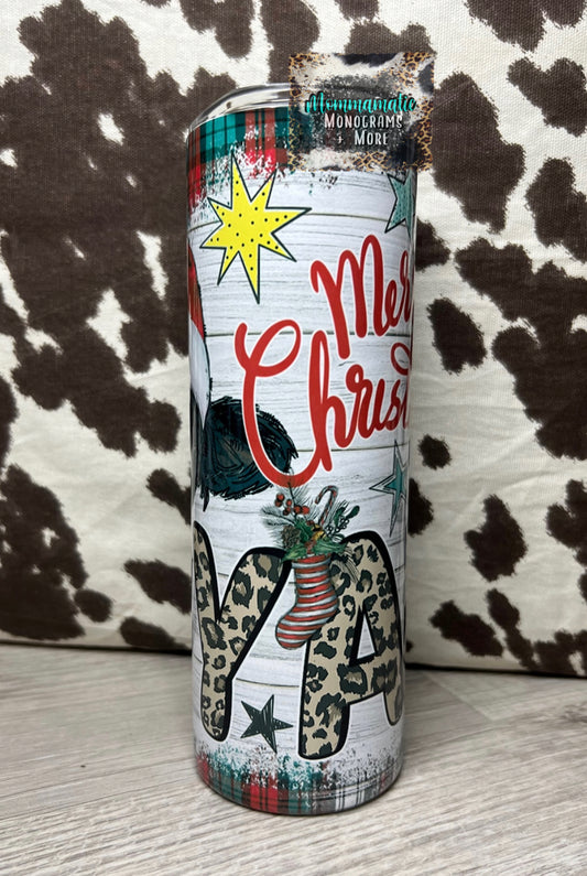 Merry Christmas Y'all Tumbler